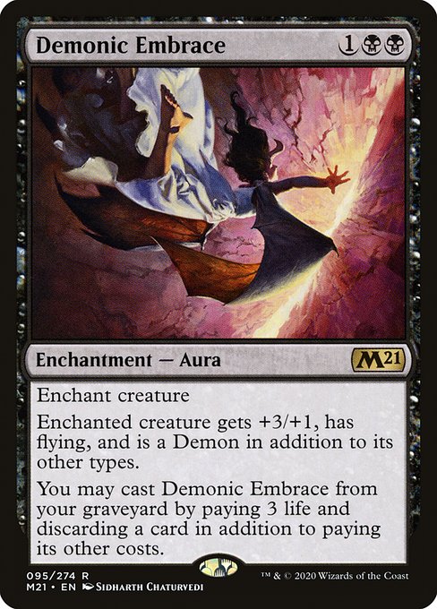 Demonic Embrace (Core Set 2021 #95)