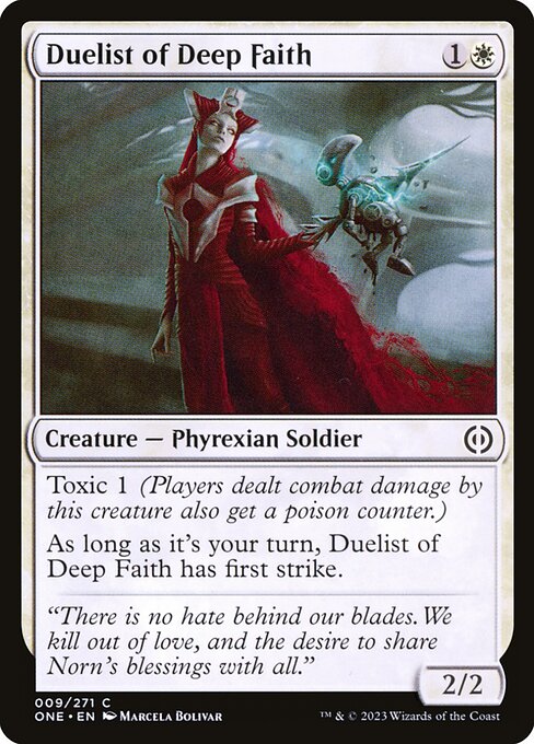 Duelist of Deep Faith (Phyrexia: All Will Be One #9)