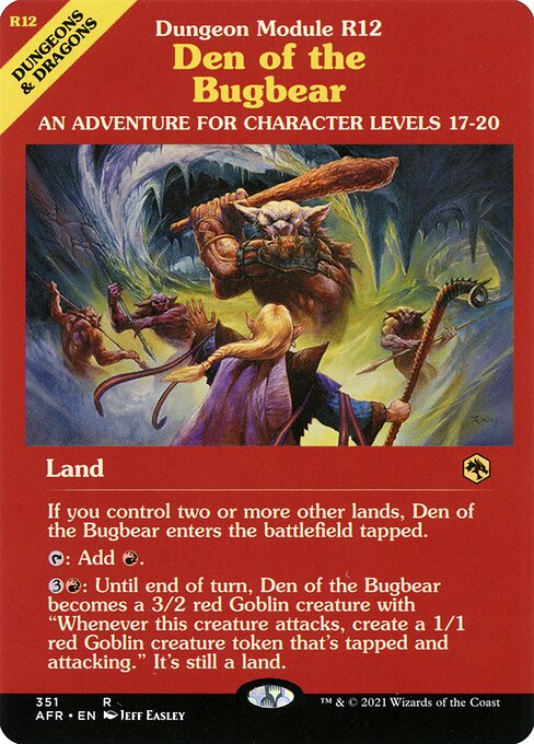Den of the Bugbear card image