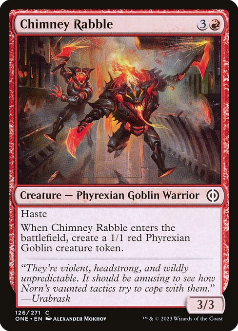 Chimney Rabble (Phyrexia: All Will Be One #126)