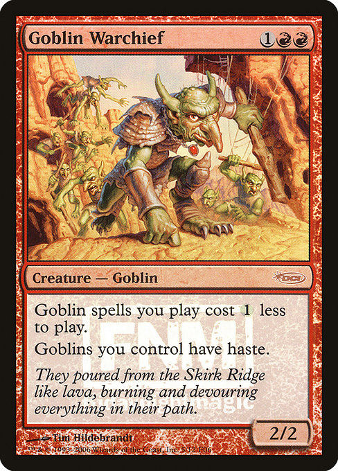 Chef de guerre gobelin|Goblin Warchief