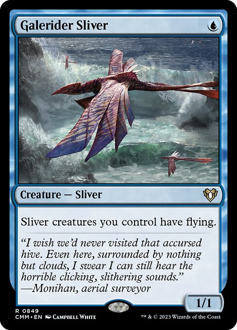 Galerider Sliver (Commander Masters #849)