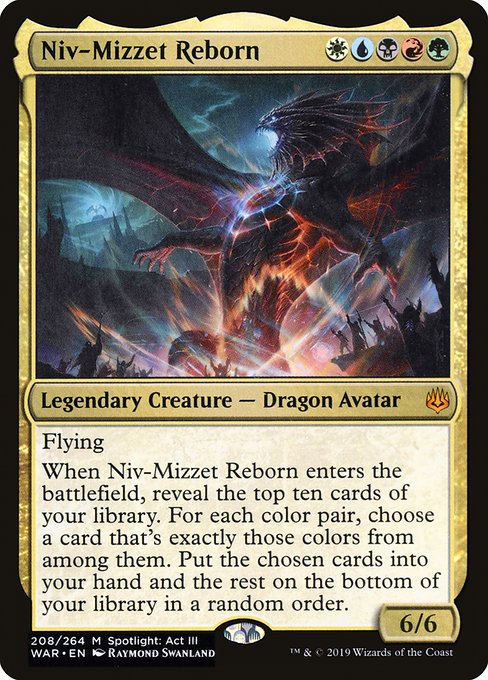 Would Niz-Mizzet Reborn be a good back-up commander? : r/mtg