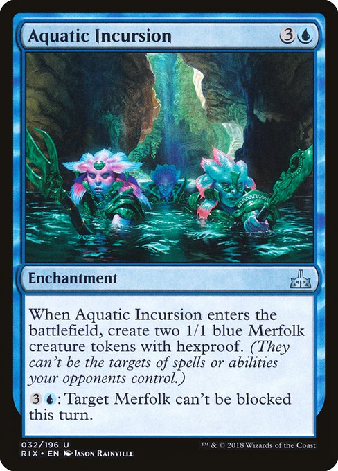 Aquatic Incursion (Rivals of Ixalan #32)