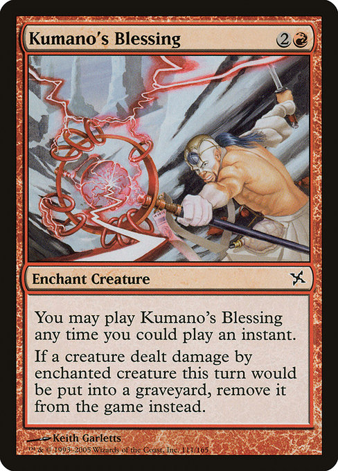 Kumano's Blessing (Betrayers of Kamigawa #111)