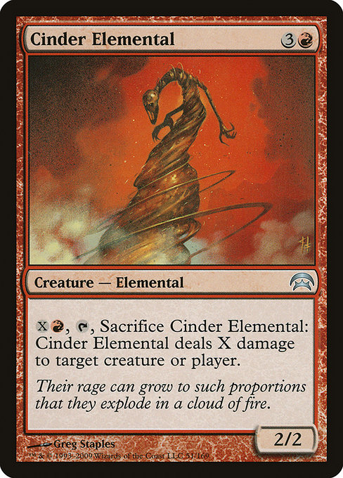 Cinder Elemental (Planechase #51)