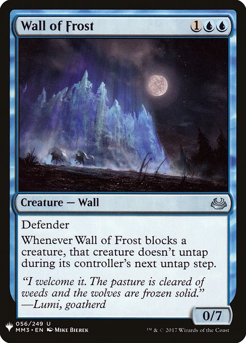 Mur de gel|Wall of Frost