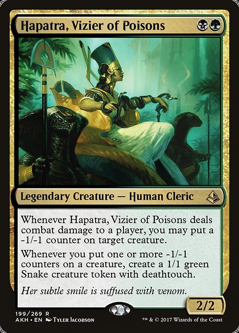 Hapatra, Vizier of Poisons card image