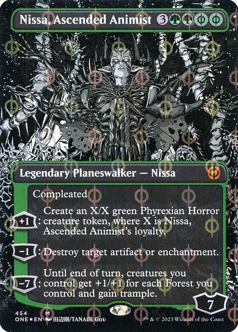 Nissa, Ascended Animist (Phyrexia: All Will Be One #454)