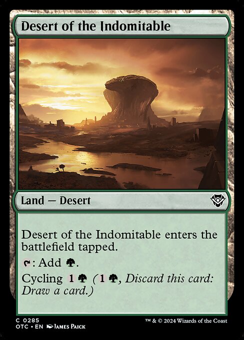 Desert of the Indomitable (otc) 285