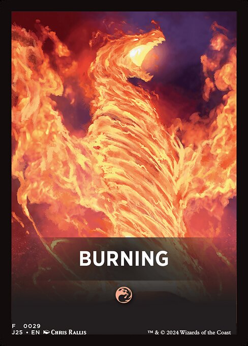 Burning (Foundations Jumpstart Front Cards #29)