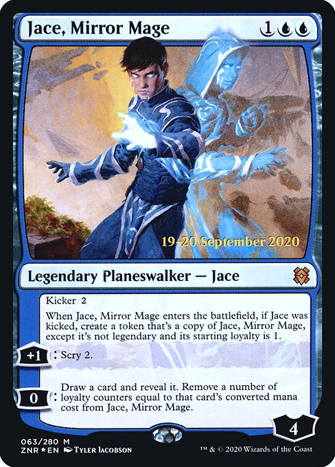 Jace, Mirror Mage (Zendikar Rising Promos #63s)