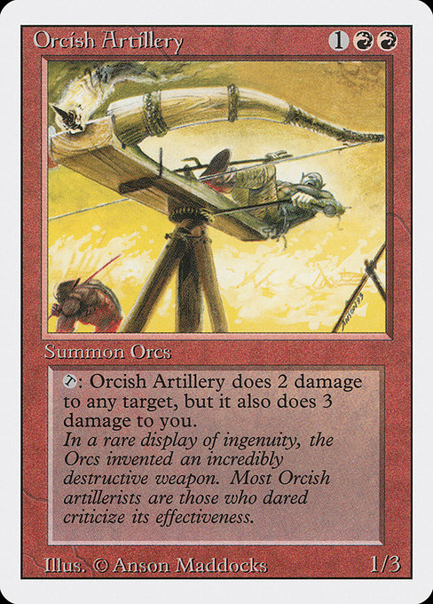 Orcish Artillery (Revised Edition #168)