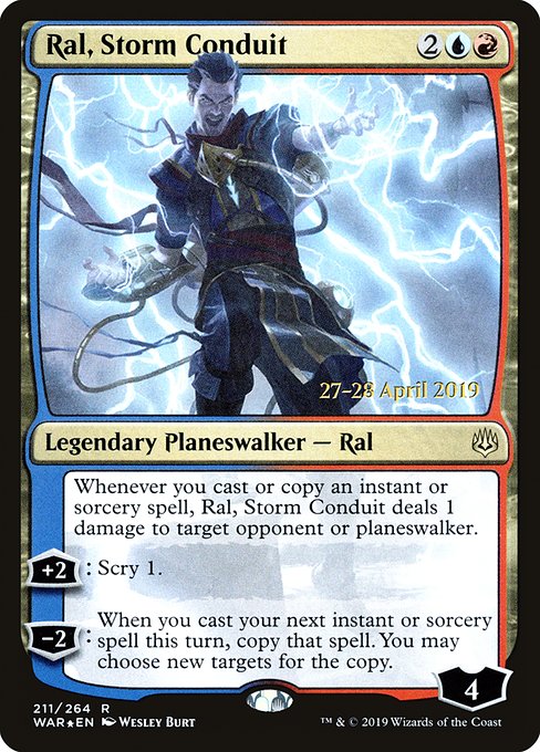 Ral, Storm Conduit (War of the Spark Promos #211s)
