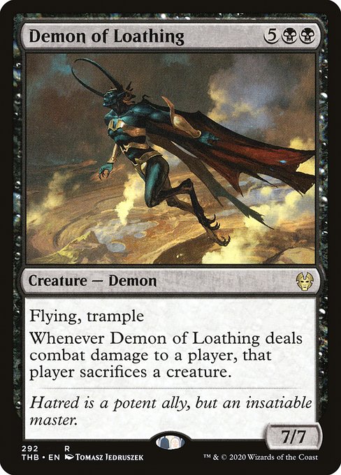 Demon of Loathing (Theros Beyond Death #292)