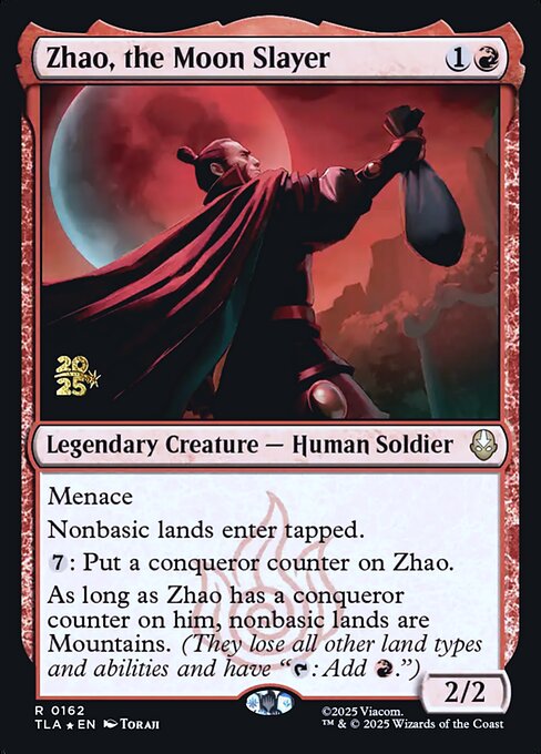 Zhao, the Moon Slayer magic the gathering card art