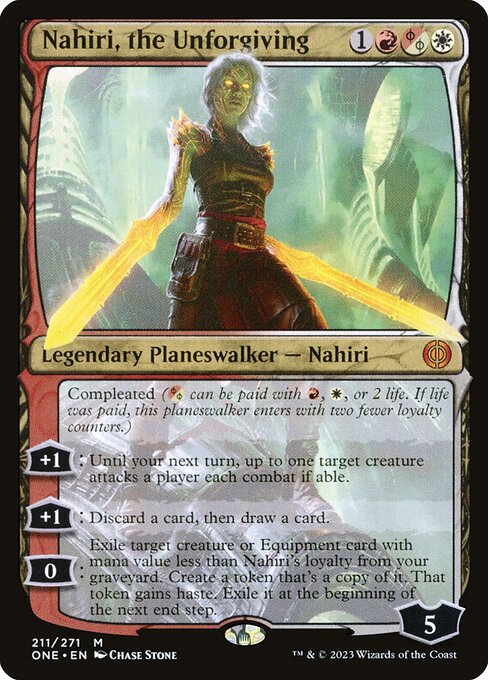 Nahiri, the Unforgiving (Phyrexia: All Will Be One #211)