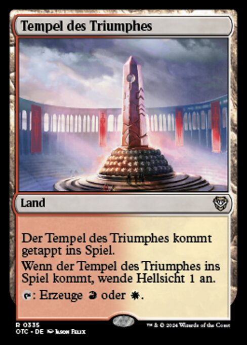 Temple of Triumph (Outlaws of Thunder Junction Commander #335)
