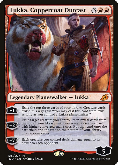 Lukka, Coppercoat Outcast card image