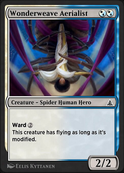 Skyward Spider magic the gathering card art