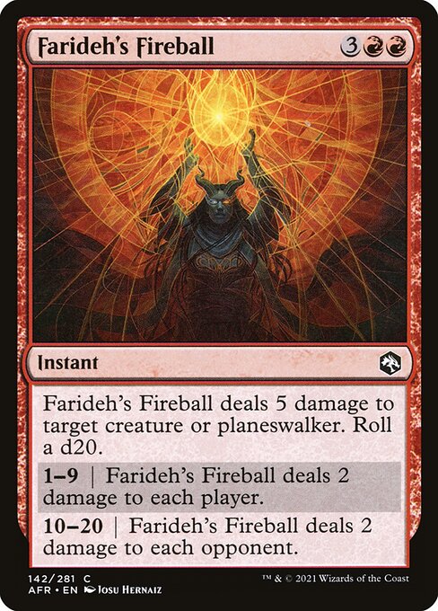 Boule de feu de Farideh|Farideh's Fireball