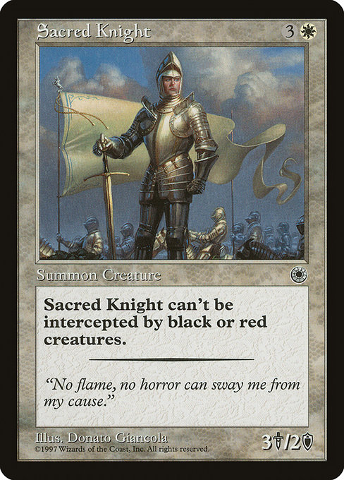 Sacred Knight card image