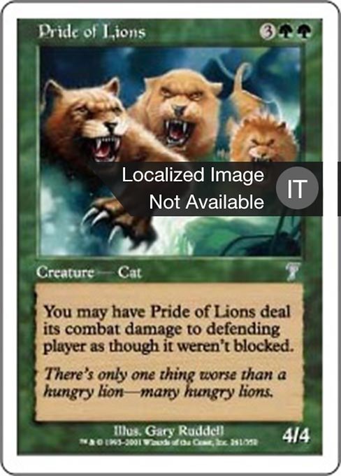 Pride of Lions (Seventh Edition #261)