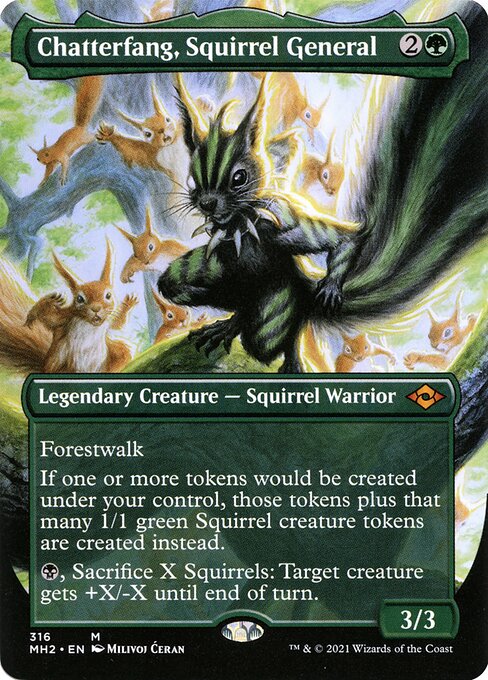 Chatterfang, Squirrel General (Modern Horizons 2 #316)