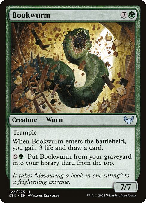 Bookwurm (Strixhaven: School of Mages #123)
