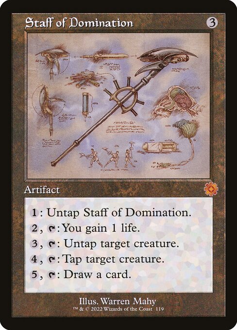 Staff of Domination (The Brothers' War Retro Artifacts #119)