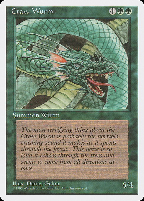 Guivre vorace|Craw Wurm