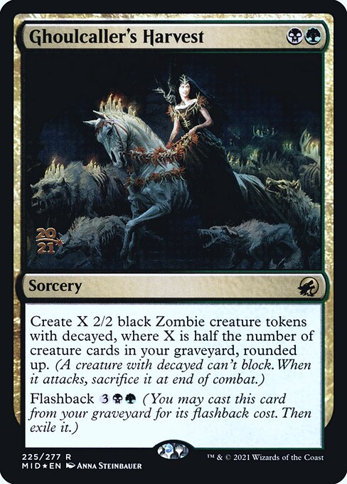 Ghoulcaller's Harvest (Innistrad: Midnight Hunt Promos #225s)