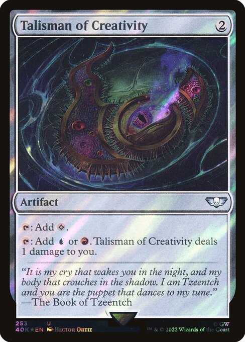 Talisman of Creativity (40K)