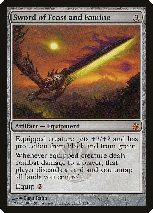 Sword of Feast and Famine (Mirrodin Besieged #138)