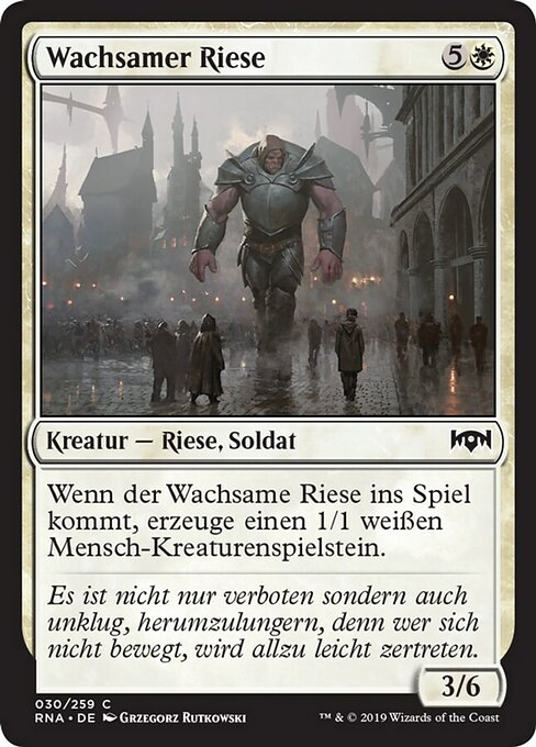 Watchful Giant (Ravnica Allegiance #30)