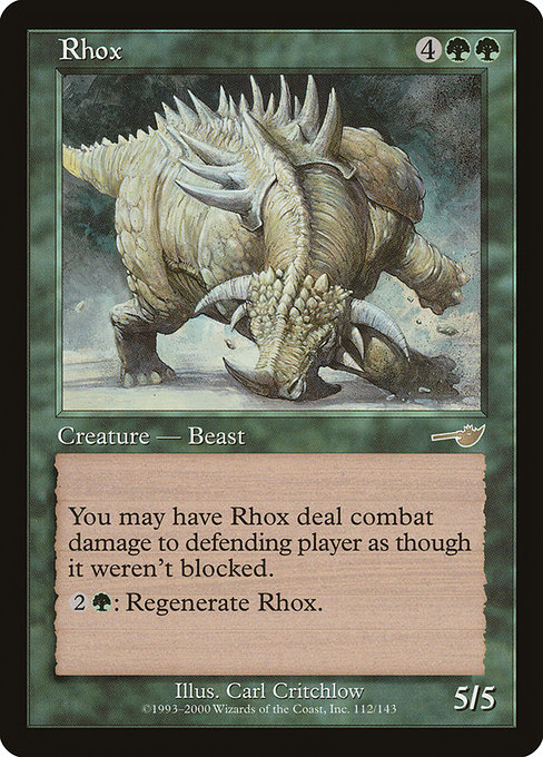 Rhox card image