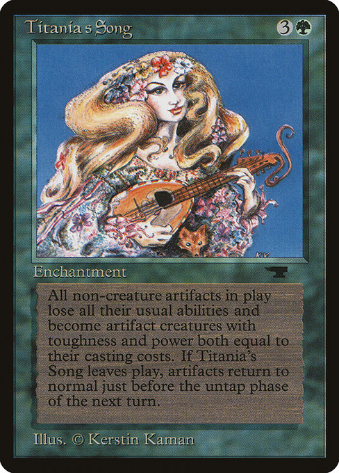 Titania's Song · Antiquities (ATQ) #35 · Scryfall MTG Search