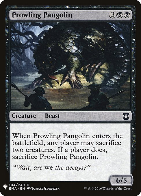 Prowling Pangolin (Mystery Booster #739)