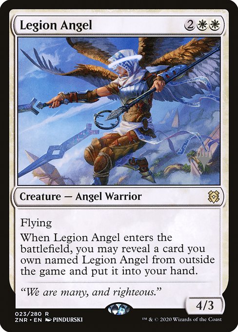 Legion Angel (Zendikar Rising Promos #23p)