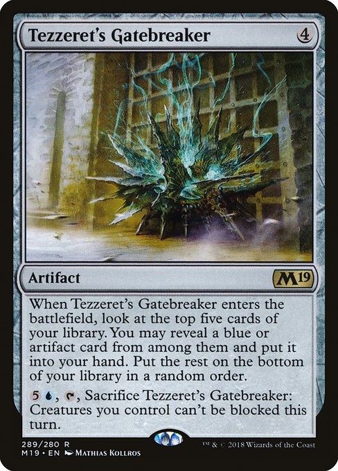 Tezzeret's Gatebreaker (Core Set 2019 #289)