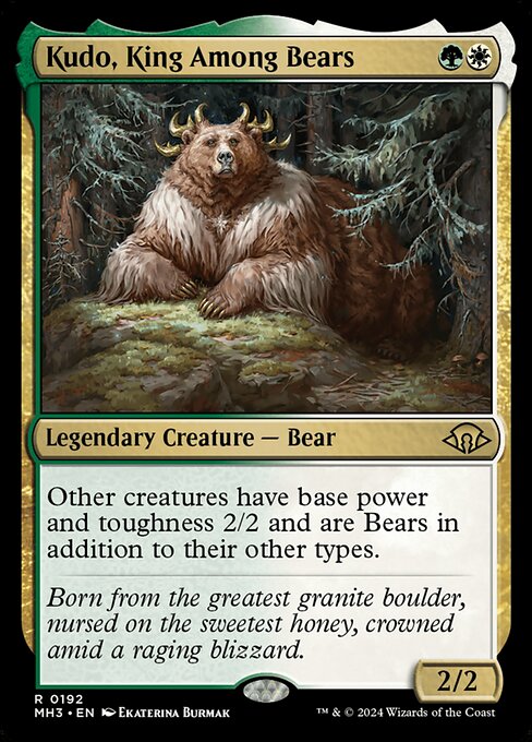 Kudo, King Among Bears card image