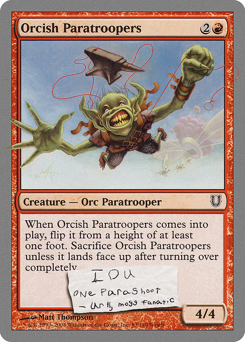Orcish Paratroopers (Unhinged #83)