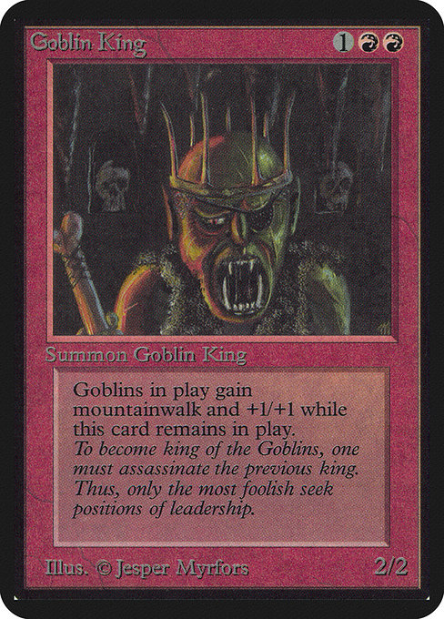 Goblin King (Limited Edition Alpha #154)