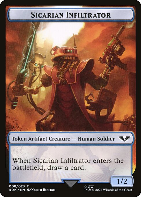 Sicarian Infiltrator (Warhammer 40,000 Tokens #8)