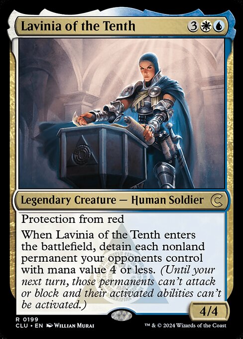 Lavinia of the Tenth (Ravnica: Clue Edition #199)