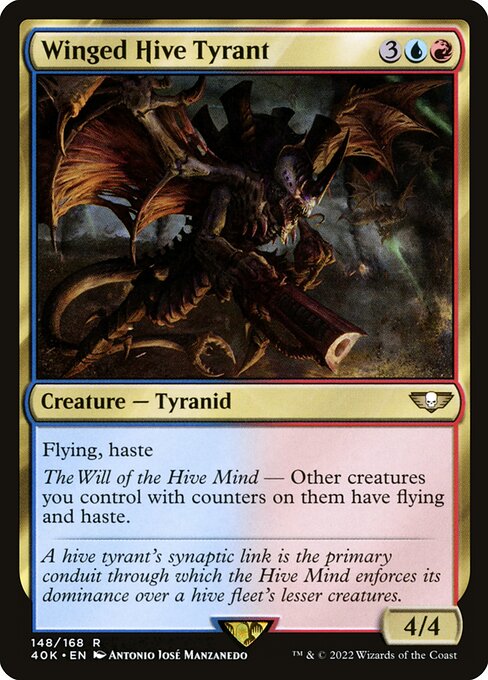 Winged Hive Tyrant (Warhammer 40,000 Commander #148)