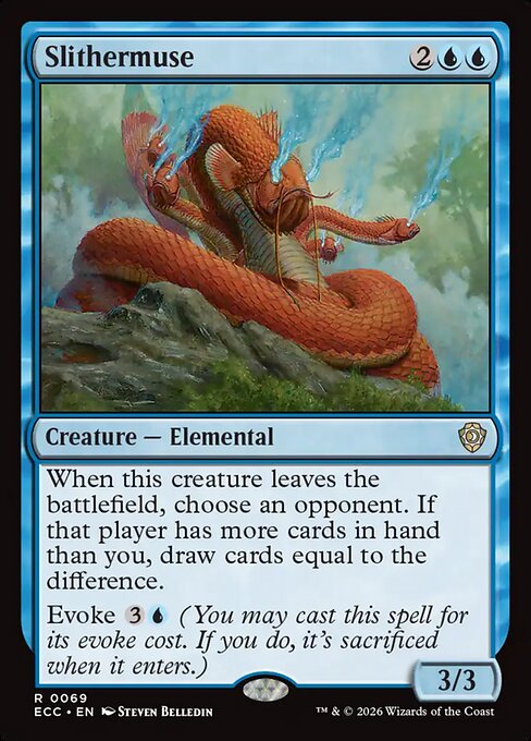Slithermuse magic the gathering card art