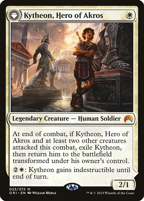 Kytheon, Hero of Akros // Gideon, Battle-Forged card image