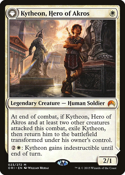 Kytheon, Akros'un Kahramanı // Gideon, Battleged (Magic Origins #23)