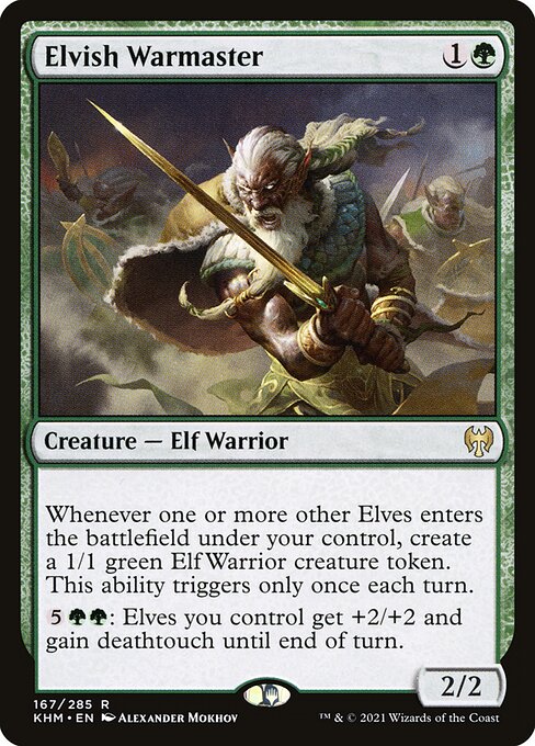 Elvish Warmaster (Kaldheim #167)
